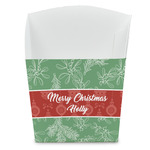 Christmas Holly French Fry Favor Boxes (Personalized)
