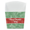 Christmas Holly French Fry Favor Box - Front View