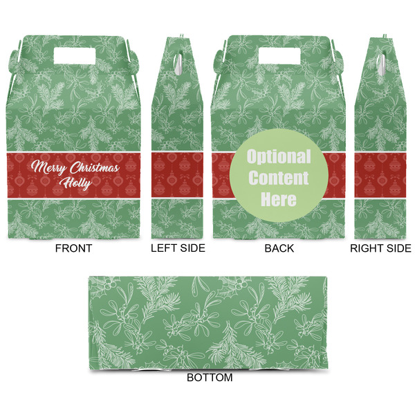 Christmas Holly Gable Favor Box - Approval
