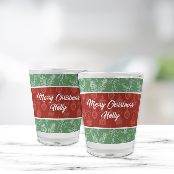 Christmas Holly Glass Shot Glass - Standard - LIFESTYLE