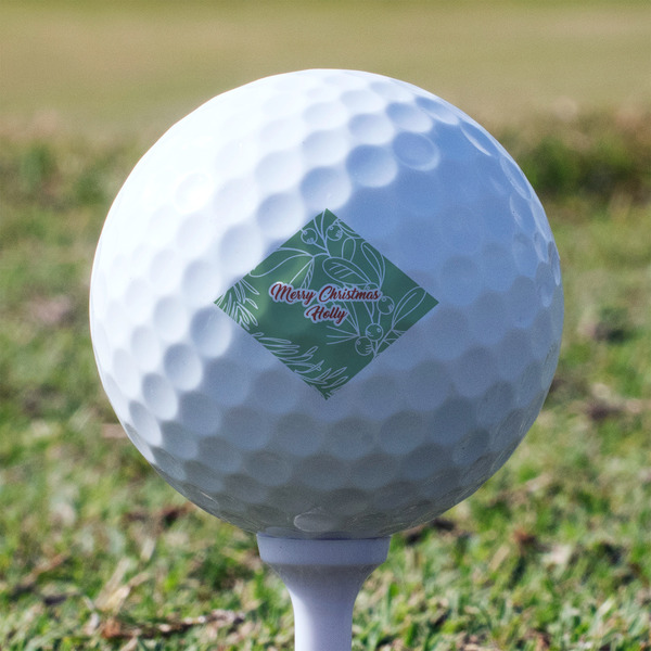 Christmas Holly Golf Ball - Non-Branded - Tee