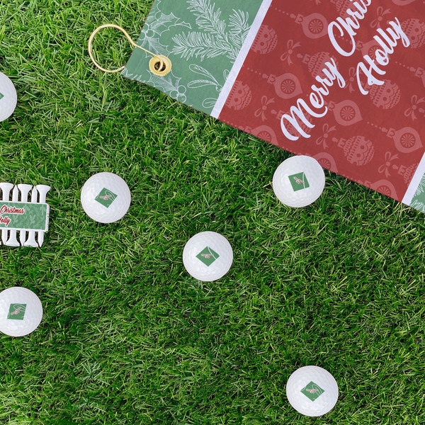 Christmas Holly Golf Balls - Generic - Set of 12 - LIFESTYLE