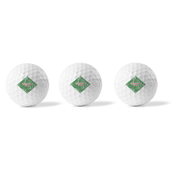 Christmas Holly Golf Balls - Generic - Set of 3 - APPROVAL