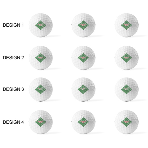 Christmas Holly Golf Balls - Titleist - Set of 12 - APPROVAL