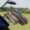 Christmas Holly Golf Club Cover - Set of 9 - On Clubs