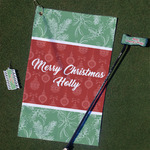 Christmas Holly Golf Towel Gift Set (Personalized)