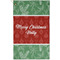 Christmas Holly Golf Towel - Poly-Cotton Blend - Small w/ Name or Text