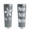 Christmas Holly Grey RTIC Everyday Tumbler - 28 oz. - Front and Back