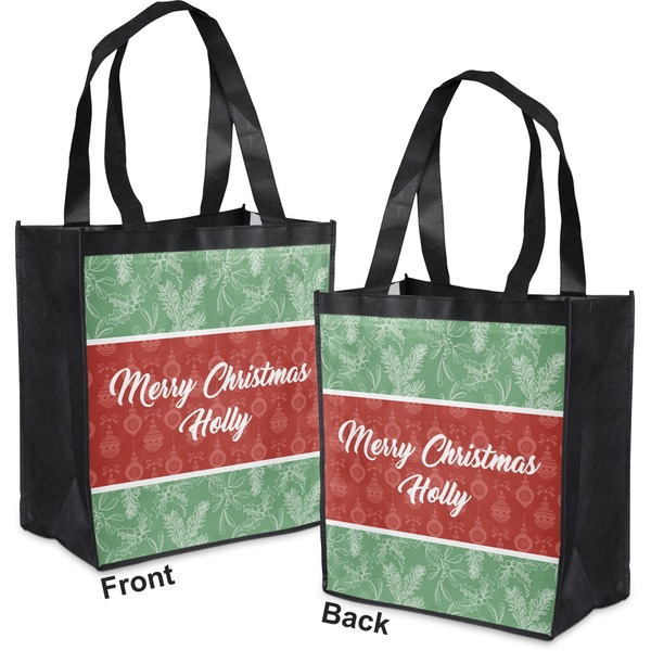 Christmas Holly Grocery Bag - Apvl