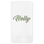 Christmas Holly Guest Paper Towels - Full Color (Personalized)