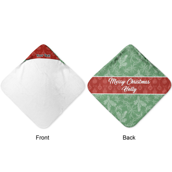 Christmas Holly Hooded Baby Towel- Approval