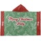 Christmas Holly Hooded towel