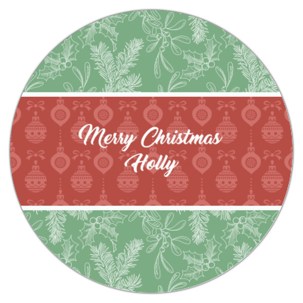 Christmas Holly Icing Circle - XSmall - Single