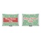 Christmas Holly Indoor Rectangular Burlap Pillow (Front and Back)