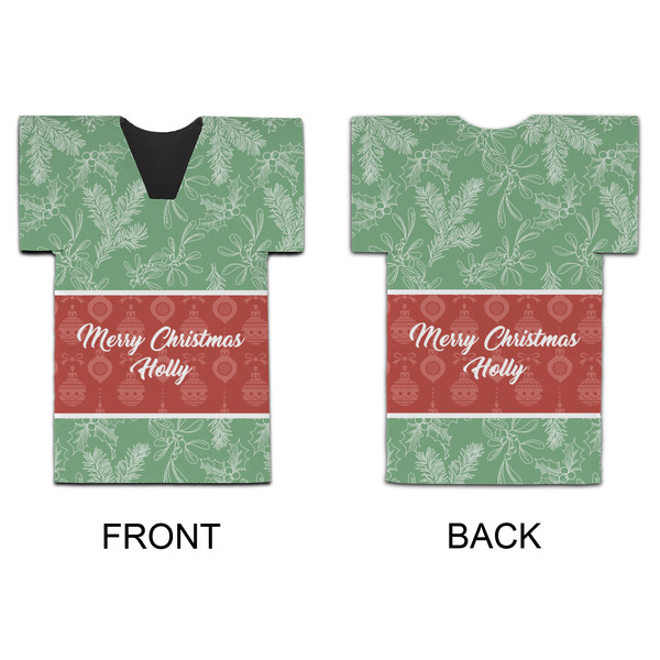 Christmas Holly Jersey Bottle Cooler - APPROVAL