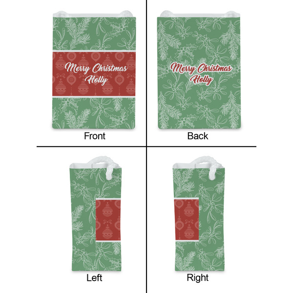 Christmas Holly Jewelry Gift Bag - Matte - Approval