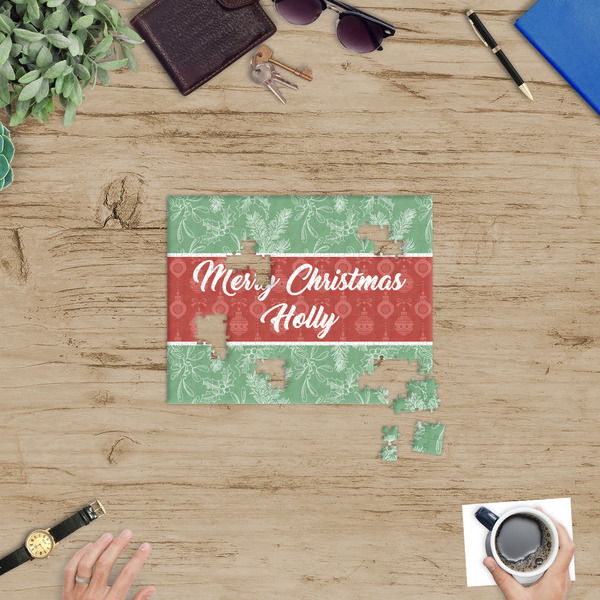 Christmas Holly Jigsaw Puzzle 252 Piece - In Context