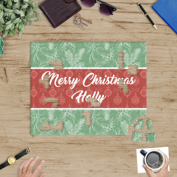 Christmas Holly Jigsaw Puzzle 500 Piece - In Context
