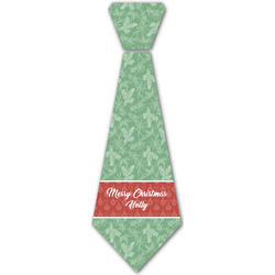 Christmas Holly Iron On Tie - 4 Sizes w/ Name or Text