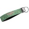 Christmas Holly Webbing Keychain FOB with Metal