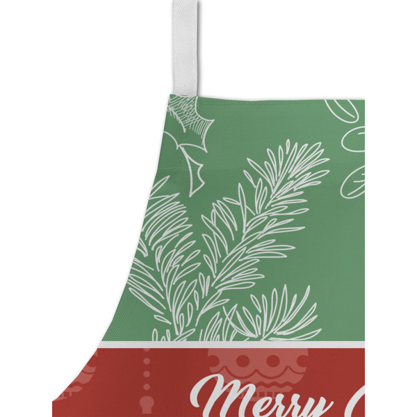 Christmas Holly Kid's Aprons - Detail