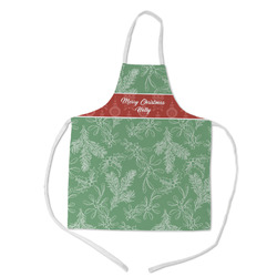 Christmas Holly Kid's Apron w/ Name or Text