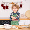 Christmas Holly Kid's Aprons - Small - Lifestyle