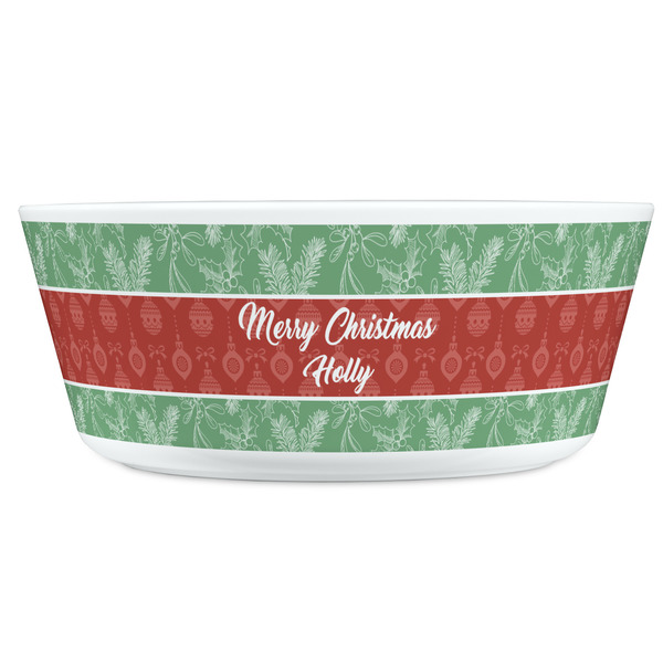 Christmas Holly Kids Bowls - FRONT