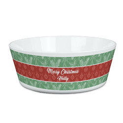 Christmas Holly Kid's Bowl (Personalized)