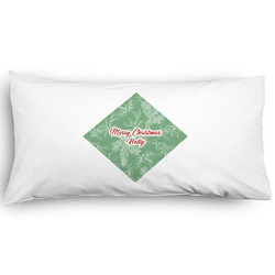 Christmas Holly Pillow Case - King - Graphic (Personalized)