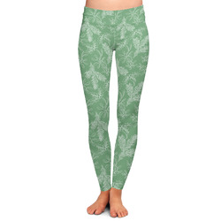 Christmas Holly Ladies Leggings - Small (Personalized)