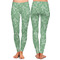 Christmas Holly Ladies Leggings - Front and Back