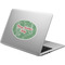 Christmas Holly Laptop Decal (Personalized)