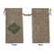 Christmas Holly Large Burlap Gift Bags - Front Approval