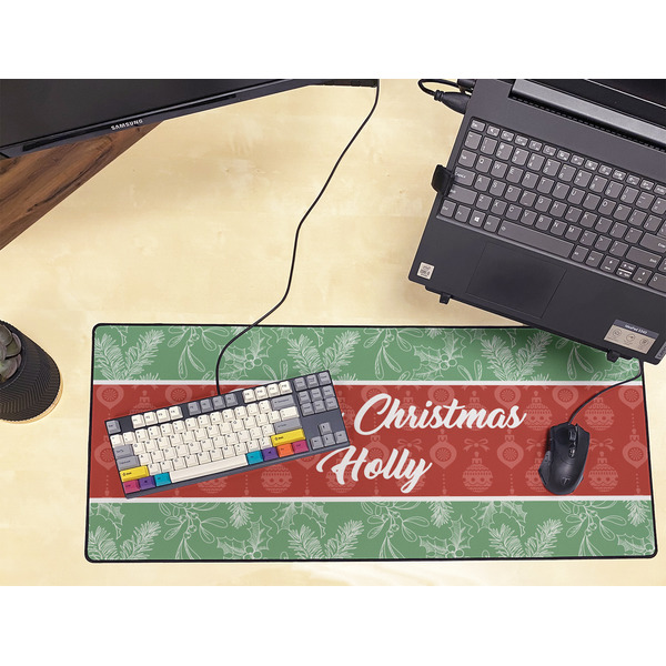 Christmas Holly Large Gaming Mats - LIFESTYLE