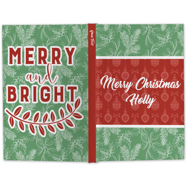 Christmas Holly Large Hard Cover Journal - Apvl