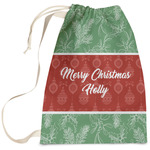 Christmas Holly Laundry Bag - Large (Personalized)
