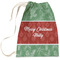 Christmas Holly Large Laundry Bag - Front View