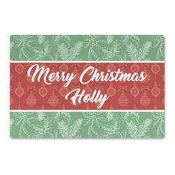 Christmas Holly Large Rectangle Car Magnet (Personalized)