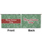Christmas Holly Large Zipper Pouch Approval (Front and Back)