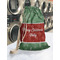 Christmas Holly Laundry Bag in Laundromat
