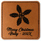 Christmas Holly Leatherette Patches - Square