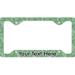 Christmas Holly License Plate Frame - Style C (Personalized)