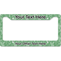 Christmas Holly License Plate Frame - Style B (Personalized)
