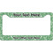 Christmas Holly License Plate Frame - Style B (Personalized)