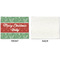 Christmas Holly Linen Placemat - APPROVAL Single (single sided)
