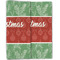 Christmas Holly Linen Placemat - Folded Half (double sided)
