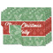 Christmas Holly Linen Placemat w/ Name or Text