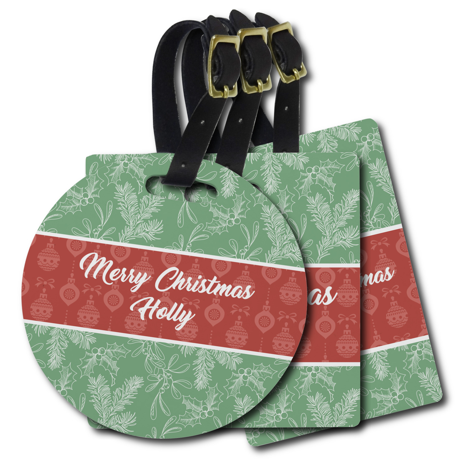 Personalized Luggage Tag Customizable Travel Tag Christmas 