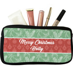 Christmas Holly Makeup / Cosmetic Bag - Small (Personalized)
